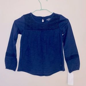 Kids OshKosh Blue Long Sleeve Top